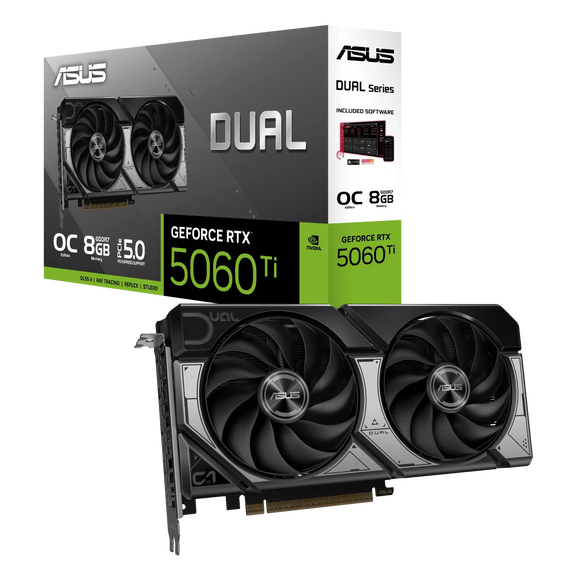 Asus Dual GeForce® RTX 5060 Ti O8G