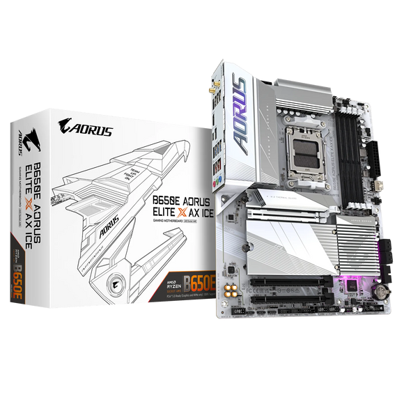 Gigabyte B650E AORUS Elite AX Ice B650E A ELITE X ICE - ESP-Tech