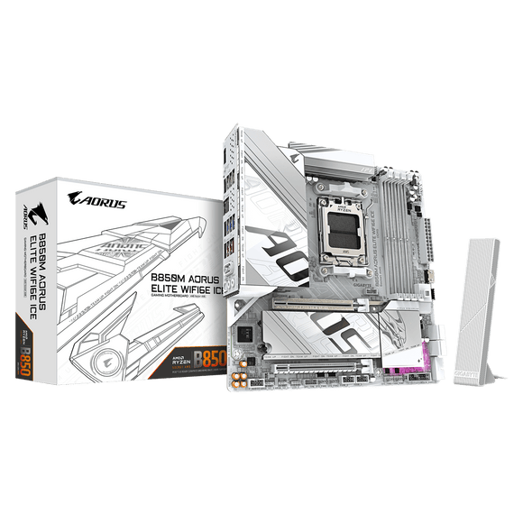 Gigabyte B850M AORUS Elite Wifi6E Ice B850M A ELT WF6E ICE - ESP-Tech