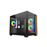 Cooler Master Elite 481 Wood Black - mATX