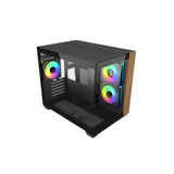 Cooler Master Elite 481 Wood Black - mATX