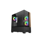 Cooler Master Elite 690 Wood Black - ATX