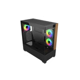 Cooler Master Elite 690 Wood Black - ATX