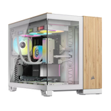 Corsair 2500X White/Bamboo - mATX CC-9011288-WW - ESP-Tech