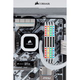 Corsair DOMINATOR PLATINUM RGB PRO 32 Go (4 x 8 Go) DDR4 3200 MHz C16 — Blanc (C) CMT32GX4M4C3200C16W - ESP-Tech