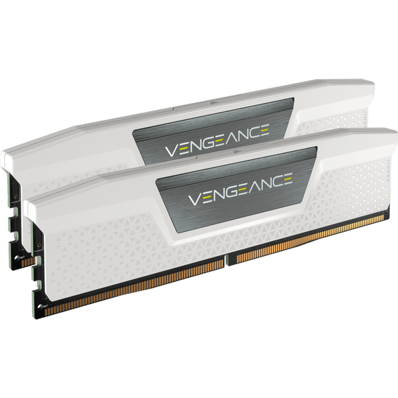 Corsair Vengeance® DDR5 - 32 Go (2 x 16 Go) - 5200 MT/s C40 - Intel XMP 3.0 - Blanc CMK32GX5M2B5200C40W - ESP-Tech