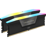 Corsair Vengeance RGB DDR5 - 64 Go (2 x 32 Go) - 5600 MT/s C36 - Intel XMP 3.0 - Noir CMH64GX5M2B5600C36 - ESP-Tech