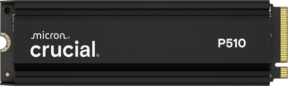 Crucial® P510 Heatsink - 1 To PCIe Gen5 NVMe M.2 SSD