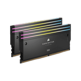 Corsair Dominator Titanium RGB DDR5 - 64 Go (2 x 32 Go) - 6400 MT/s C32 - Intel XMP 3.0 - Noir CMP64GX5M2B6400C32 - ESP-Tech