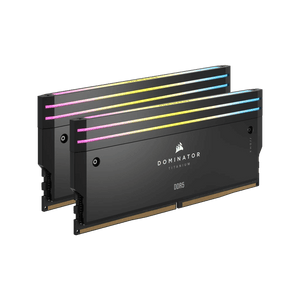 Corsair Dominator Titanium RGB DDR5 - 64 Go (2 x 32 Go) - 6600 MT/s C32 - Intel XMP 3.0 - Noir CMP64GX5M2X6600C32 - ESP-Tech