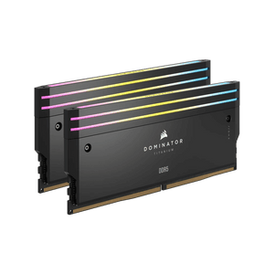 Corsair Dominator Titanium RGB DDR5 - 32 Go (2 x 16 Go) - 7200 MT/s C34 - Intel XMP 3.0 - Noir CMP32GX5M2X7200C34 - ESP-Tech