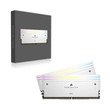 Corsair Dominator Titanium RGB DDR5 - 32 Go (2 x 16 Go) - 6600 MT/s C32 - Intel XMP 3.0 - Blanc CMP32GX5M2X6600C32W - ESP-Tech