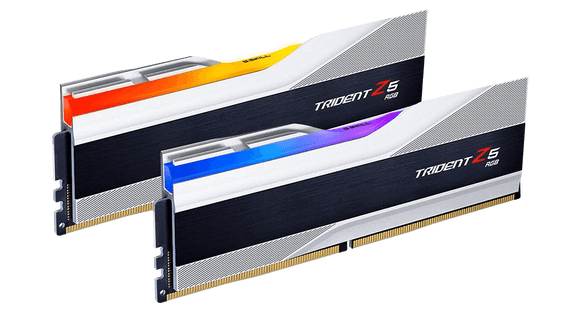 G.Skill Trident Z5 RGB DDR5 - 32 Go (2 x 16 Go) - 5600 MT/s - C40 - Silver F5-5600J4040C16GX2-TZ5RS - ESP-Tech