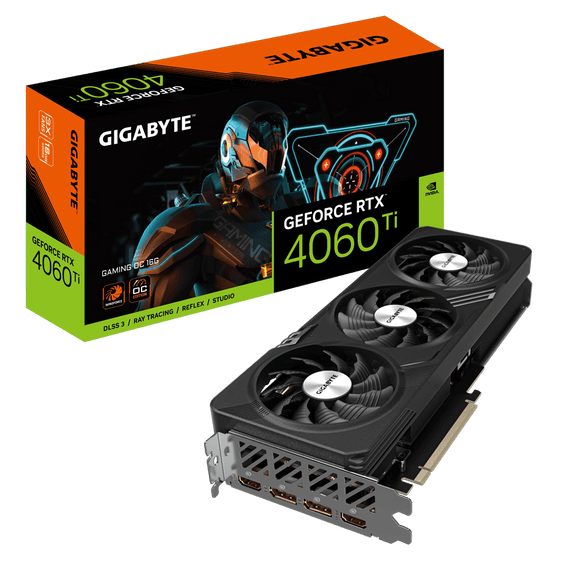 Gigabyte GeForce® RTX 4060 Ti Gaming OC 16G GV-N406TGAMING - ESP-Tech