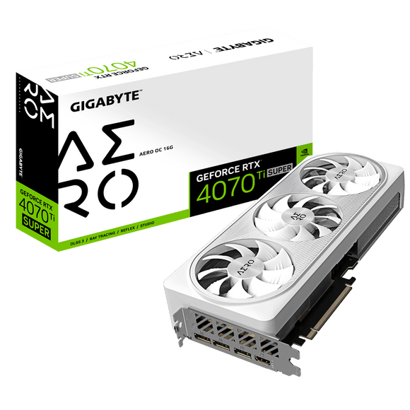 Gigabyte GeForce® RTX 4070 Ti Super Aero OC 16G