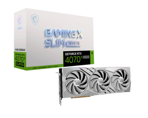 MSI GeForce® RTX 4070 Ti Super Gaming X Slim 16G White 912-V513-613 - ESP-Tech
