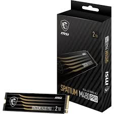 MSI Spatium M480 Pro - PCIe 4.0 NVMe M.2 - 2 To