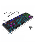 Spirit of Gamer Xpert-K1300 TKL RGB Sans Fil Red Low Profile - Argenté FR - CLA-XK1300RF - ESP-Tech