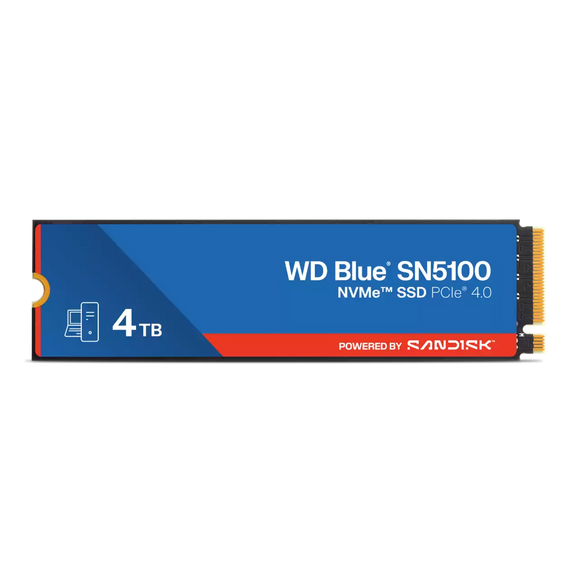 WD Blue™ SN5100 - 4 To SSD M.2 PCIe Gen4 NVMe