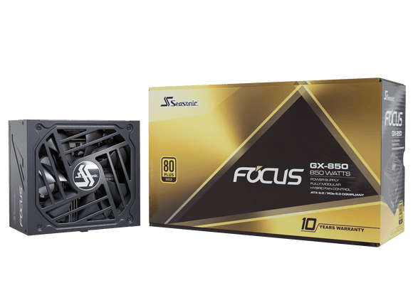 Seasonic Focus GX ATX 3.0 - 850w - 80 Plus Gold FOCUS-GX-850-ATX30 - ESP-Tech
