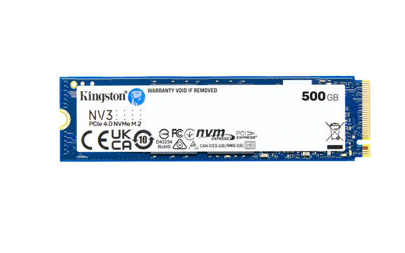 Kingston NV3 PCIe 4.0 NVME M.2 SSD - 500 Go SNV3S/500G - ESP-Tech