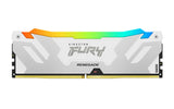 Kingston Fury™ Renegade RGB DDR5 CUDIMM - 48 Go (2 x 24 Go) - 8400 MT/s C40 - Intel XMP 3.0 - Blanc KF584CU40RWAK2-48 - ESP-Tech