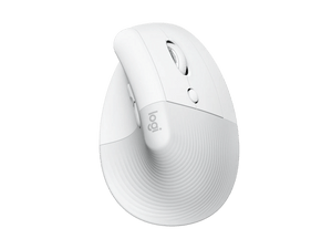 Logitech Lift RIGHT Optique Sans Fil + Bluetooth - Blanc - 910-006475 - ESP-Tech