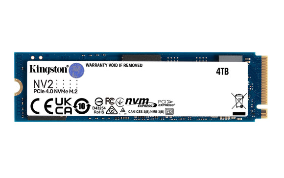 Kingston NV2 PCIe 4.0 NVME M.2 SSD - 4 To SNV2S/4000G - ESP-Tech