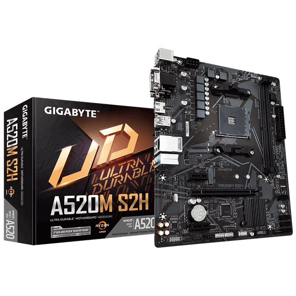 Gigabyte A520M S2H Ultra Durable Carte Mère Motherboard