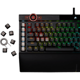 Corsair K100 RGB Clavier Optique et Mechanique - Cherry MX Speed - Noir Clavier Keyboard