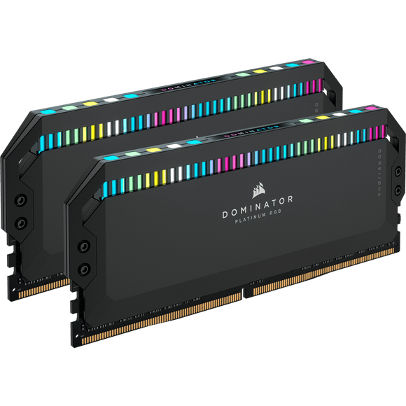 Corsair Dominator Platinum RGB DDR5 - 64 Go (2 x 32 Go) - 5600 MT/s C40 - Intel XMP 3.0 - Noir - ESP-Tech