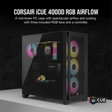 Corsair 4000D RGB Airflow TG Black - ATX - ESP-Tech