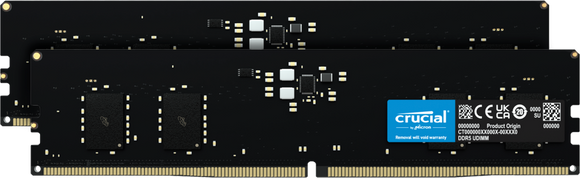 Crucial - Kit 64 Go (2 x 32 Go) - DDR5 - 4800 MHz - C40 - ESP-Tech