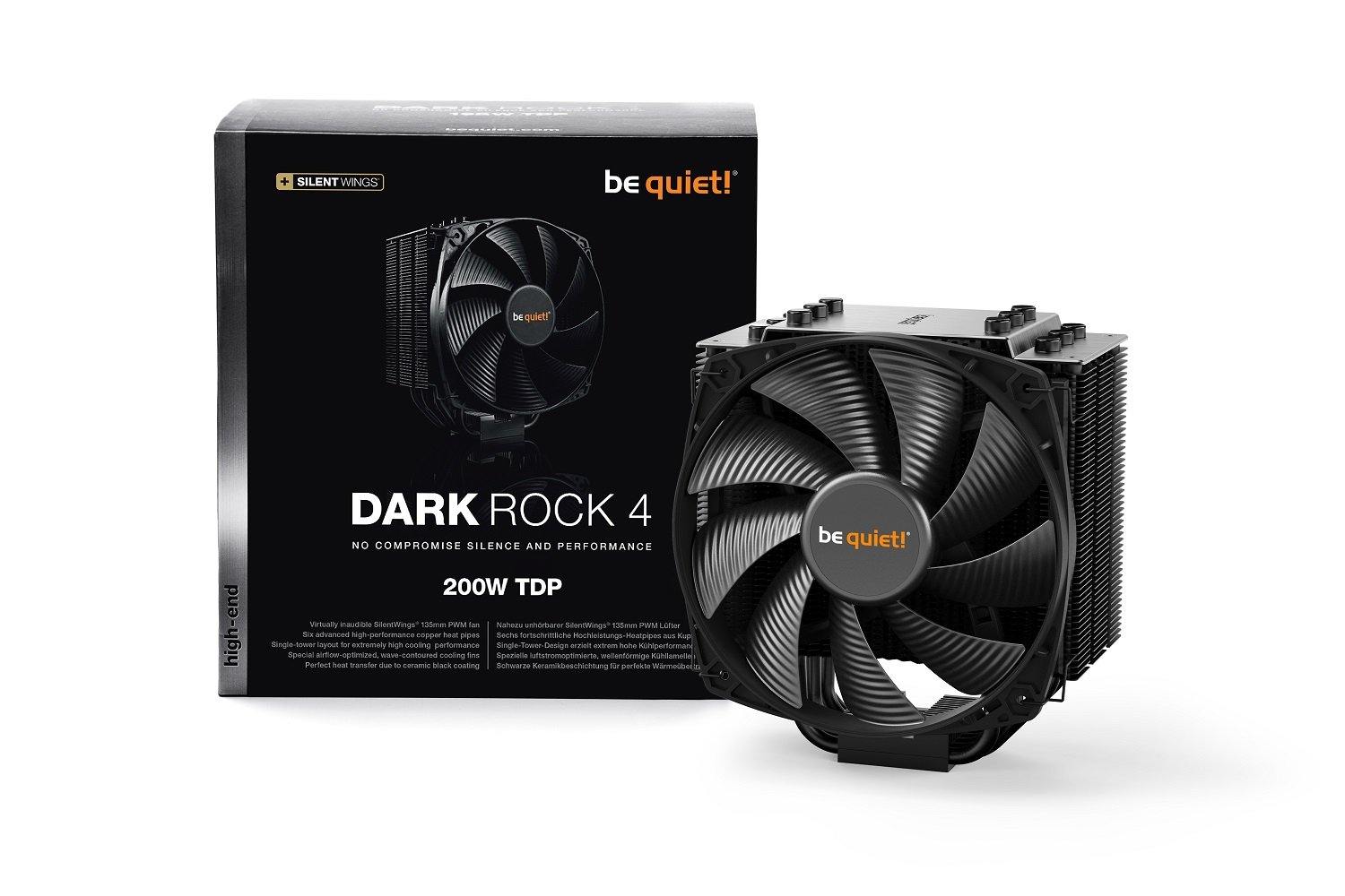 Ventilateur processeur be quiet! DARK ROCK 5 Processeur Refroidisseur d'air 12 cm Noir 1 pièce(s Ventilateur processeur be quiet! DARK ROCK 5 Processeur Refroidisseur d'air 12 cm Noir 1 pièce(s