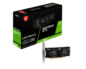 MSI GeForce® GTX 1630 4GT LP OC - ESP-Tech