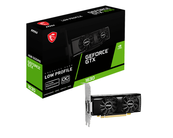 MSI GeForce® GTX 1630 4GT LP OC - ESP-Tech