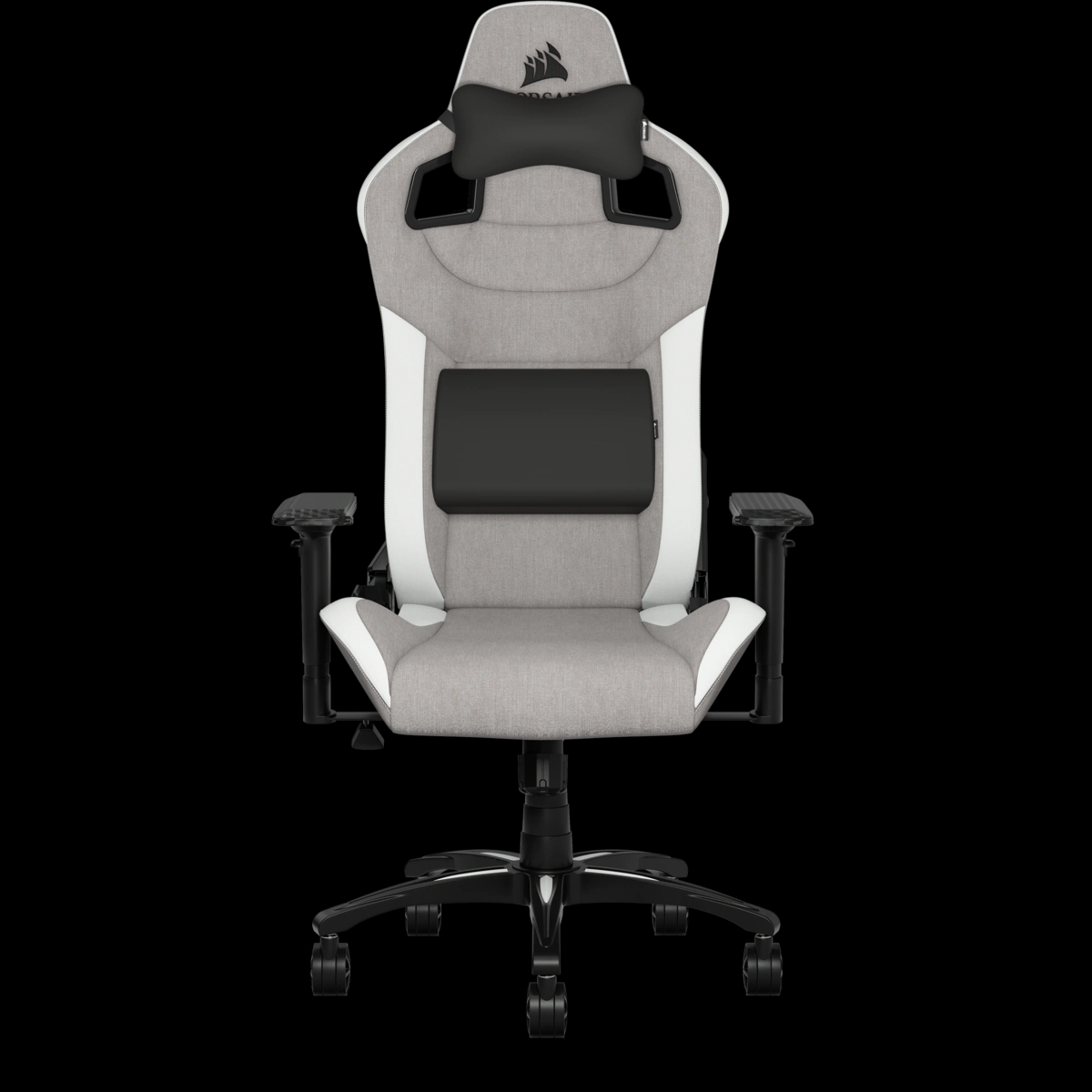 Fauteuil gaming Corsair T3 Rush Gris et Blanc - Chaise gaming