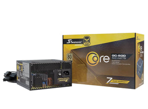 Seasonic Core GC - 500w - 80 Plus Gold - ESP-Tech