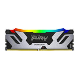Kingston Fury™ Renegade RGB DDR5 - 32 Go (1 x 32 Go) - 6000 MT/s C32 - Intel XMP 3.0 - Noir/Argent - ESP-Tech