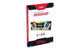 Kingston Fury™ Renegade RGB DDR5 - 64 Go (2 x 32 Go) - 6000 MT/s C32 - Intel XMP 3.0 - Noir/Argent KF560C32RSAK2-64 - ESP-Tech